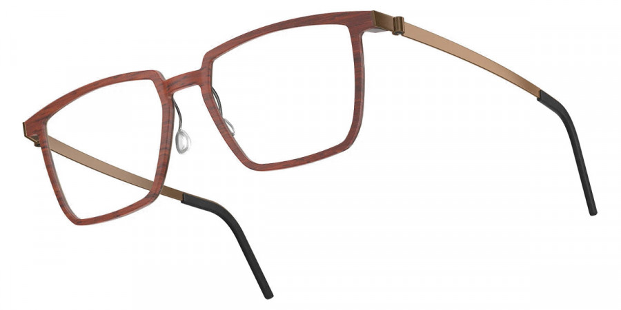 Color: Padauk/Dark Brown PU15 SL43 Blue/Gray- Lindberg Buffalo Titanium LND1844WD13PU1553