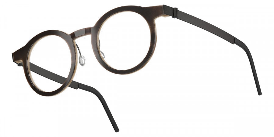 Color: Medium Brown/Light Brown U9 SL98 Warm Gray Gradient- Lindberg Buffalo Titanium LND1846H18U944