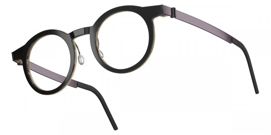 Color: Deep Black/Light Brown PU14 SL62 Bordeaux-Pearl Gradient- Lindberg Buffalo Titanium LND1846H26PU1444