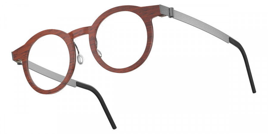 Color: Padauk/Dark Brown 10 SL43 Blue/Gray- Lindberg Buffalo Titanium LND1846WD131044