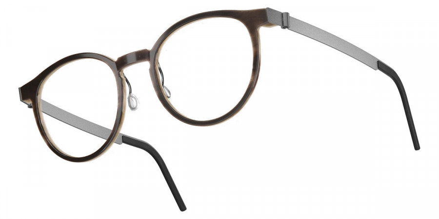 Color: Medium Brown/Light Brown 10 SL87 Dark Gray- Lindberg Buffalo Titanium LND1849H181053