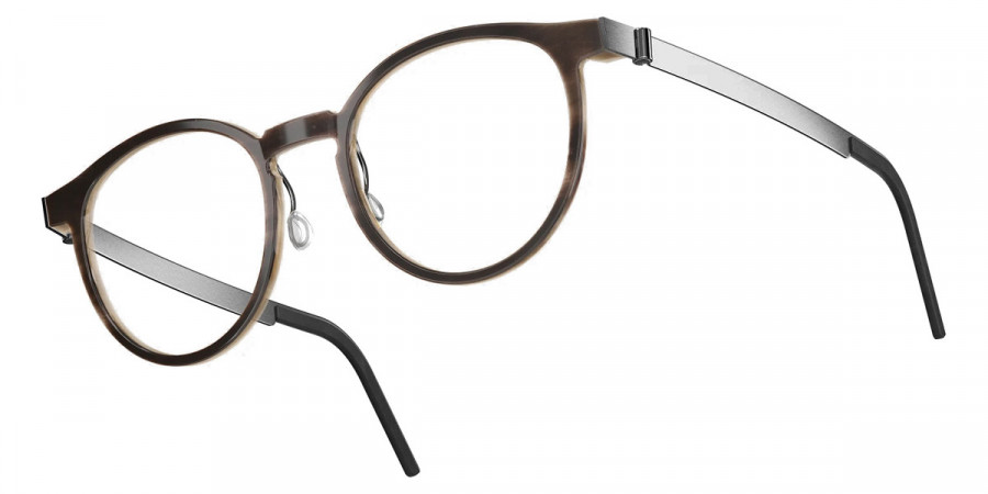 Color: Medium Brown/Light Brown P10 SL93 Blue Gradient- Lindberg Buffalo Titanium LND1849H18P1053