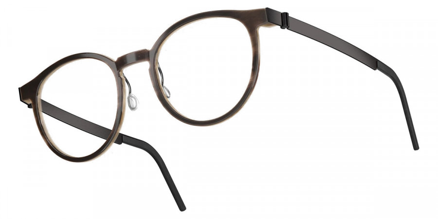 Color: Medium Brown/Light Brown PU9 SL98 Warm Gray Gradient- Lindberg Buffalo Titanium LND1849H18PU953