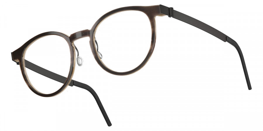 Color: Medium Brown/Light Brown U9 SL103 Gray/Green Gradient- Lindberg Buffalo Titanium LND1849H18U953