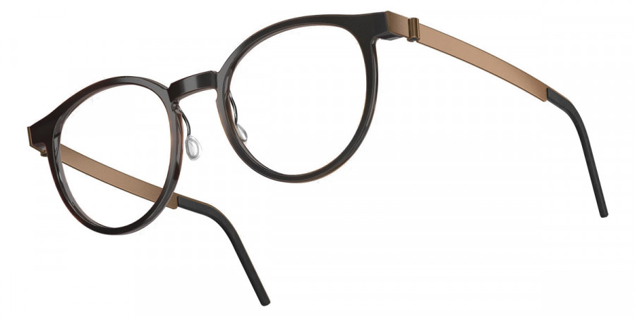 Color: Dark Brown PU15 SL54 Rose Gold Mirrored-Medium Gray- Lindberg Buffalo Titanium LND1849H20PU1551