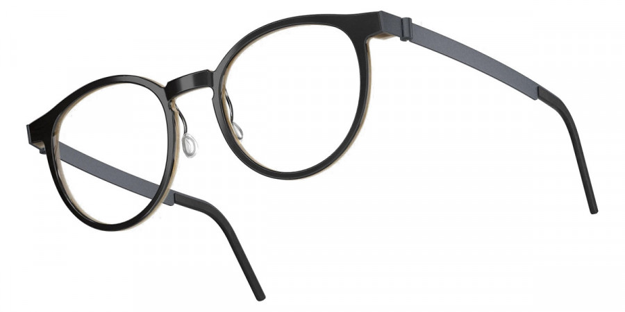 Color: Deep Black/Light Brown U16 SL98 Warm Gray Gradient- Lindberg Buffalo Titanium LND1849H26U1651