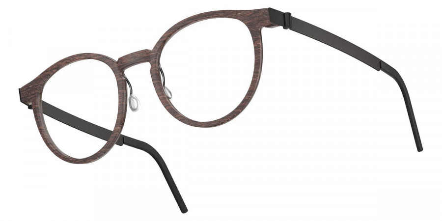 Color: Smoked Oak/Dark Brown U9 SL62 Bordeaux-Pearl Gradient- Lindberg Buffalo Titanium LND1849WB11U953