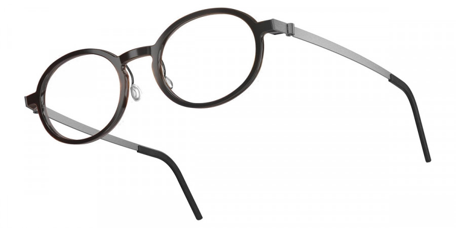 Color: Dark Brown 10 SL54 Rose Gold Mirrored-Medium Gray- Lindberg Buffalo Titanium LND1850H201050