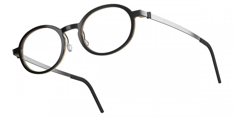 Color: Deep Black/Light Brown P10 SL98 Warm Gray Gradient- Lindberg Buffalo Titanium LND1850H26P1050