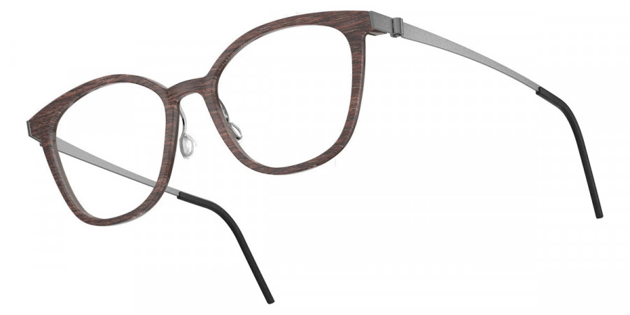 Color: Smoked Oak/Dark Brown 10 SL86 Dark Gray Gradient- Lindberg Buffalo Titanium LND1851WB111049