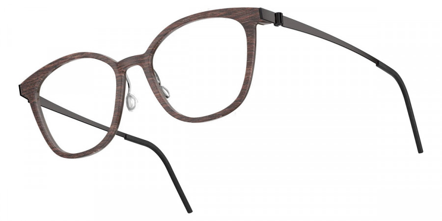 Color: Smoked Oak/Dark Brown PU9 SL93 Blue Gradient- Lindberg Buffalo Titanium LND1851WB11PU949