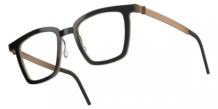 Color: Deep Black/Light Brown PU15 SL54 Rose Gold Mirrored-Medium Gray- Lindberg Buffalo Titanium LND1853H26PU1550