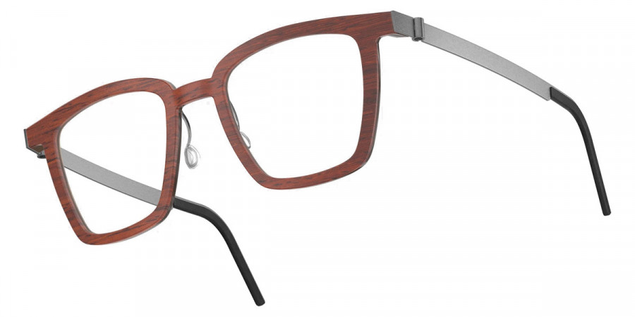 Color: Padauk/Dark Brown 10 SL26 Gray/Blue Gradient- Lindberg Buffalo Titanium LND1853WD131050