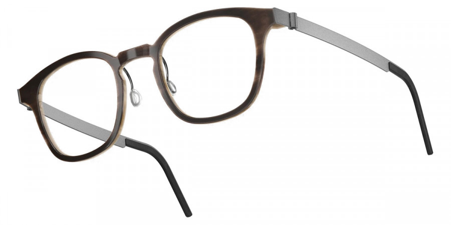 Color: Medium Brown/Light Brown 10 SL87 Dark Gray- Lindberg Buffalo Titanium LND1854H181048