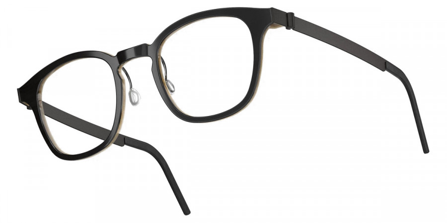 Color: Deep Black/Light Brown U9 SL86 Dark Gray Gradient- Lindberg Buffalo Titanium LND1854H26U948