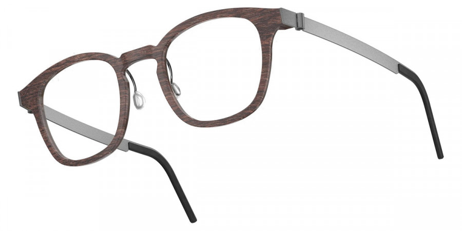 Color: Smoked Oak/Dark Brown 10 IP02 Gray Polarized- Lindberg Buffalo Titanium LND1854WB111048