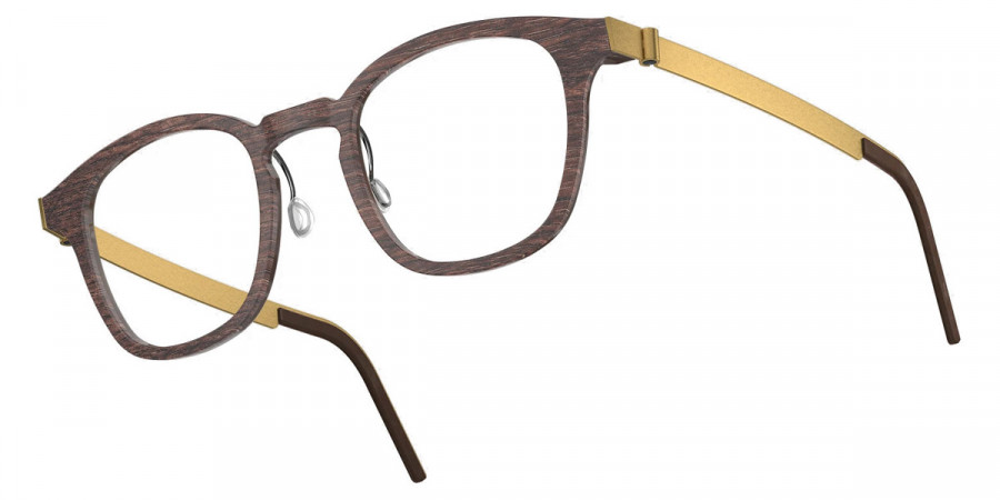 Color: Smoked Oak/Dark Brown GT SL10 Light Brown Gradient- Lindberg Buffalo Titanium LND1854WB11GT48