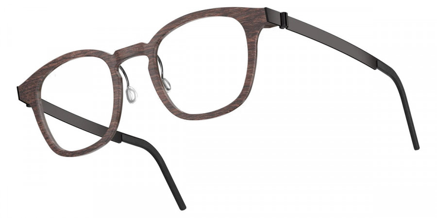 Color: Smoked Oak/Dark Brown PU9 SL26 Gray/Blue Gradient- Lindberg Buffalo Titanium LND1854WB11PU948