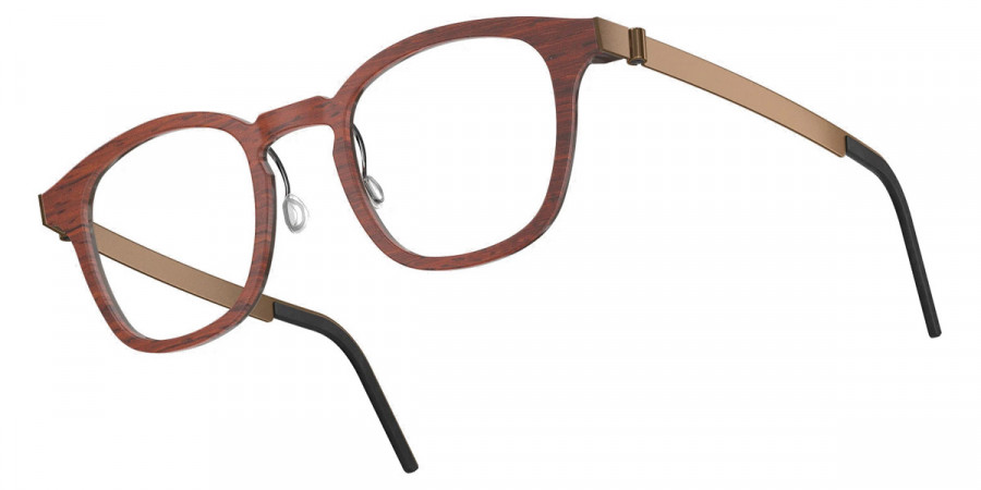 Color: Padauk/Dark Brown PU15 SL86 Dark Gray Gradient- Lindberg Buffalo Titanium LND1854WD13PU1548