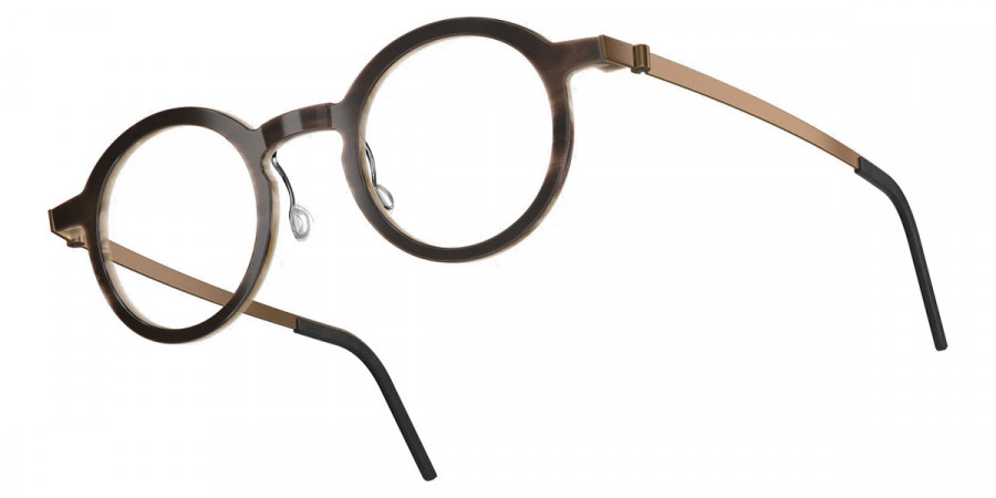 Color: Medium Brown/Light Brown PU15 SL103 Gray/Green Gradient- Lindberg Buffalo Titanium LND1855H18PU1546