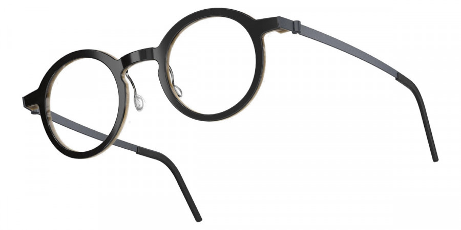 Color: Deep Black/Light Brown U16 SL98 Warm Gray Gradient- Lindberg Buffalo Titanium LND1855H26U1646