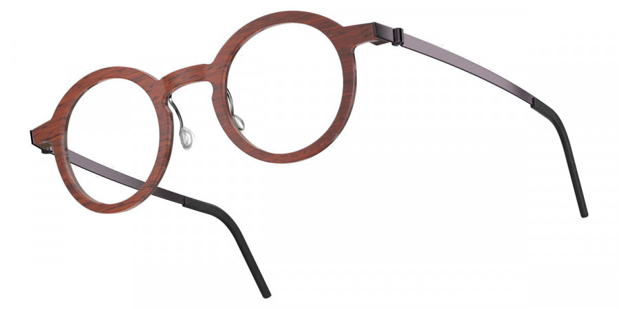 Color: Padauk/Dark Brown PU14 SL98 Warm Gray Gradient- Lindberg Buffalo Titanium LND1855WD13PU1446