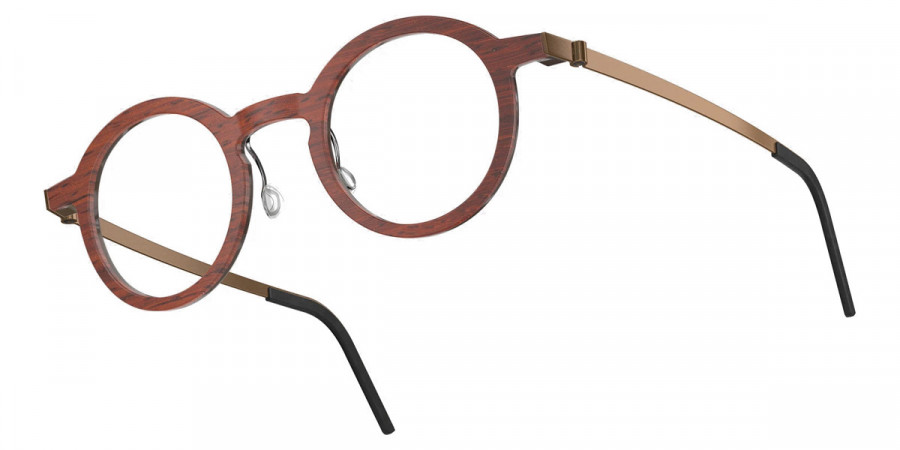 Color: Padauk/Dark Brown PU15 SL101 Warm Gray- Lindberg Buffalo Titanium LND1855WD13PU1546