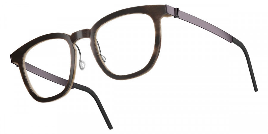 Color: Medium Brown/Light Brown PU14 SL98 Warm Gray Gradient- Lindberg Buffalo Titanium LND1856H18PU1451