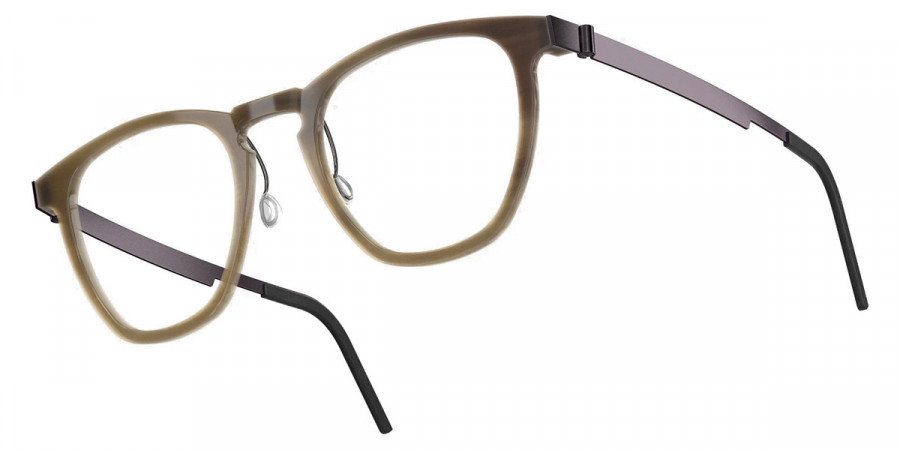 Color: Light Brown PU14 SL26 Gray/Blue Gradient- Lindberg Buffalo Titanium LND1857H16PU1452