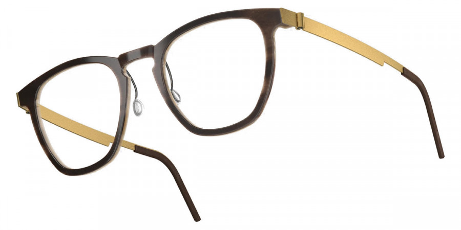 Color: Medium Brown/Light Brown GT SL62 Bordeaux-Pearl Gradient- Lindberg Buffalo Titanium LND1857H18GT52