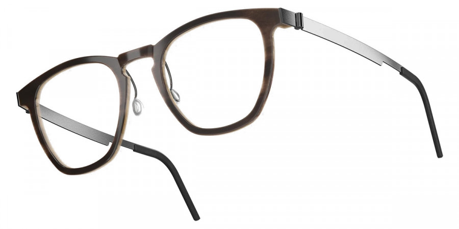 Color: Medium Brown/Light Brown P10 SL82 Green Gradient- Lindberg Buffalo Titanium LND1857H18P1052