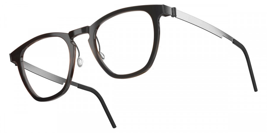 Color: Dark Brown P10 SL98 Warm Gray Gradient- Lindberg Buffalo Titanium LND1857H20P1052