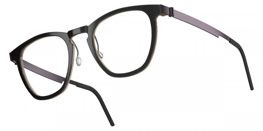 Color: Deep Black/Light Brown PU14 SL35 Purple Gradient- Lindberg Buffalo Titanium LND1857H26PU1452