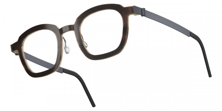 Color: Medium Brown/Light Brown U16 SL103 Gray/Green Gradient- Lindberg Buffalo Titanium LND1858H18U1647