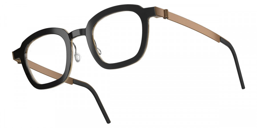 Color: Deep Black/Light Brown PU15 SL98 Warm Gray Gradient- Lindberg Buffalo Titanium LND1858H26PU1545