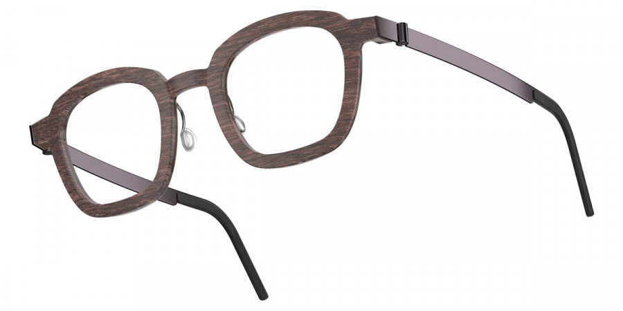 Color: Smoked Oak/Dark Brown PU14 SL18 Gray/Brown Gradient- Lindberg Buffalo Titanium LND1858WB11PU1447