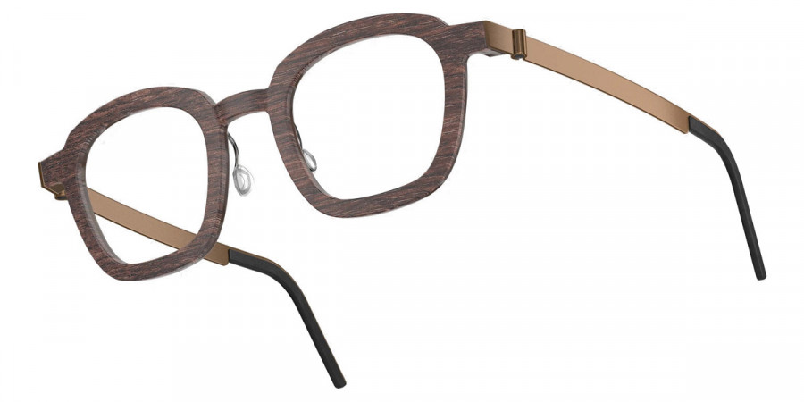 Color: Smoked Oak/Dark Brown PU15 SL26 Gray/Blue Gradient- Lindberg Buffalo Titanium LND1858WB11PU1547