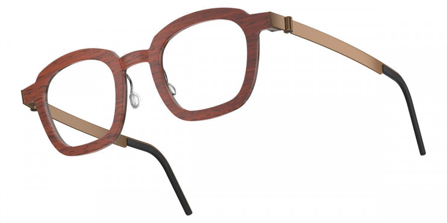 Color: Padauk/Dark Brown PU15 SL98 Warm Gray Gradient- Lindberg Buffalo Titanium LND1858WD13PU1545