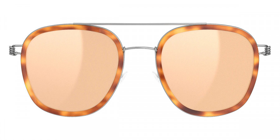 Lindberg™ 8205 - 10/K25 SL54 Rose Gold Mirrored-Medium Gray 50 Sun Titanium