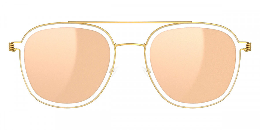 Lindberg™ 8205 - GT/K117 SL54 Rose Gold Mirrored-Medium Gray 50 Sun Titanium