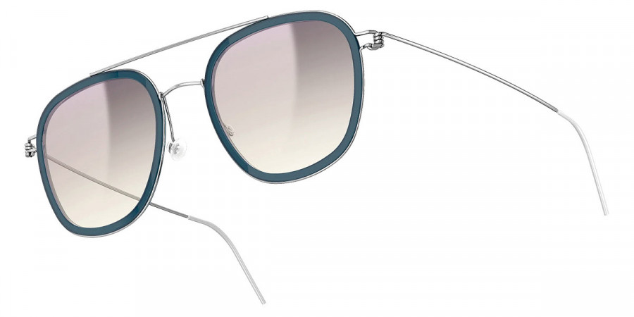 Color: P10/K259 SL63 Light Silver Mirrored-Purple Pearl Gradient - Lindberg Sun Titanium LND8205P10/K259SL6350