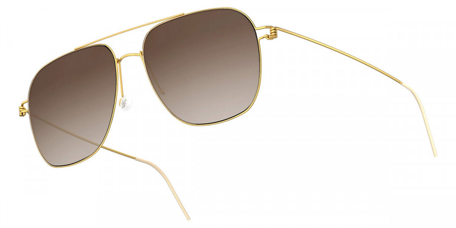 Color: GT SL53 Gold Mirrored-Brown Gradient - Lindberg Sun Titanium LND8210GTSL5355