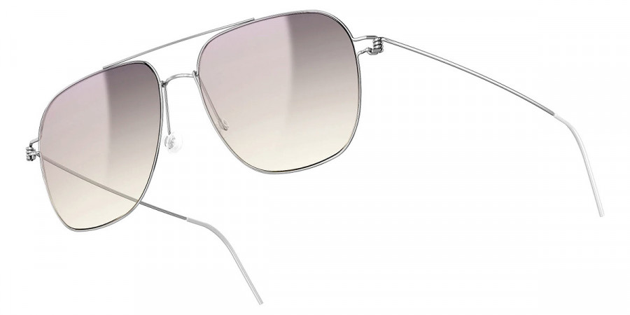 Color: P10 SL63 Light Silver Mirrored-Purple Pearl Gradient - Lindberg Sun Titanium LND8210P10SL6355