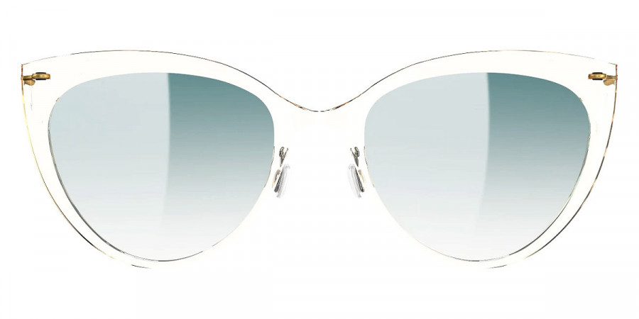 Lindberg™ 8311 - C21-GT SL61 Light Silver Mirrored-Turquoise Pearl Gradient 52 Sun Titanium