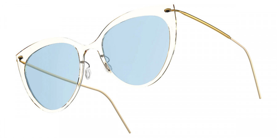 Color: C21-GT SL55 Tinted Light Blue - Lindberg Sun Titanium LND8311C21-GTSL55Tinted52