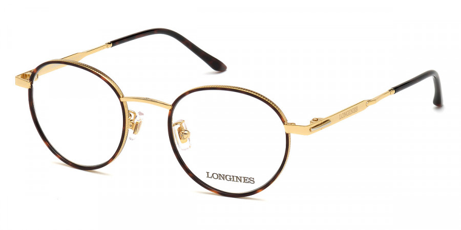 Color: Shiny Endura Gold and Shiny Palladium/Shiny Dark Havana (052) - Longines LG5004-H05249