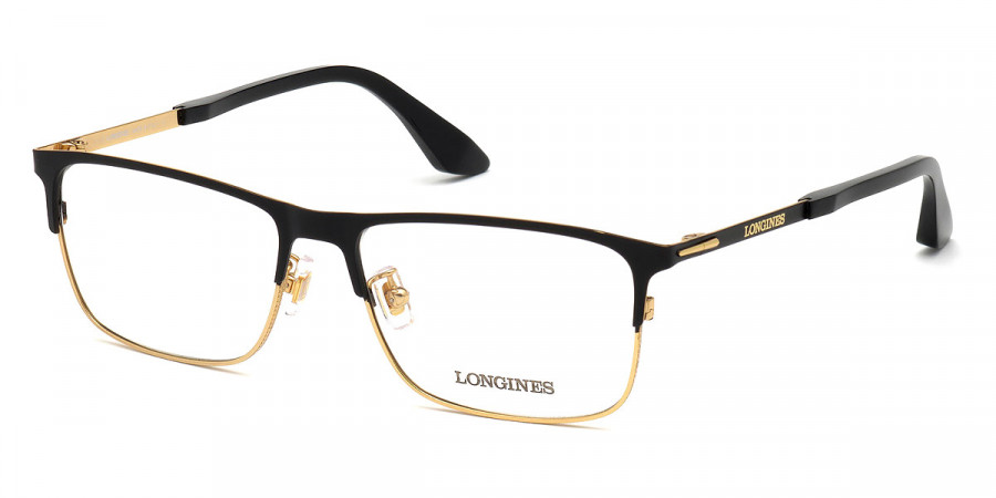 Color: Shiny Endura Gold & Matte Black (02A) - Longines LG5005-H02A56