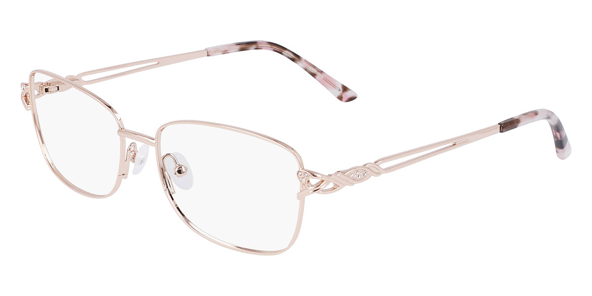 Marchon NYC™ TRES JOLIE 199 770 53 Rose Gold Eyeglasses