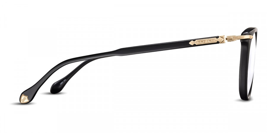 Color: Matte Black/Brushed Gold (MBK-BG) - Matsuda MTDM2047MBK-BG49