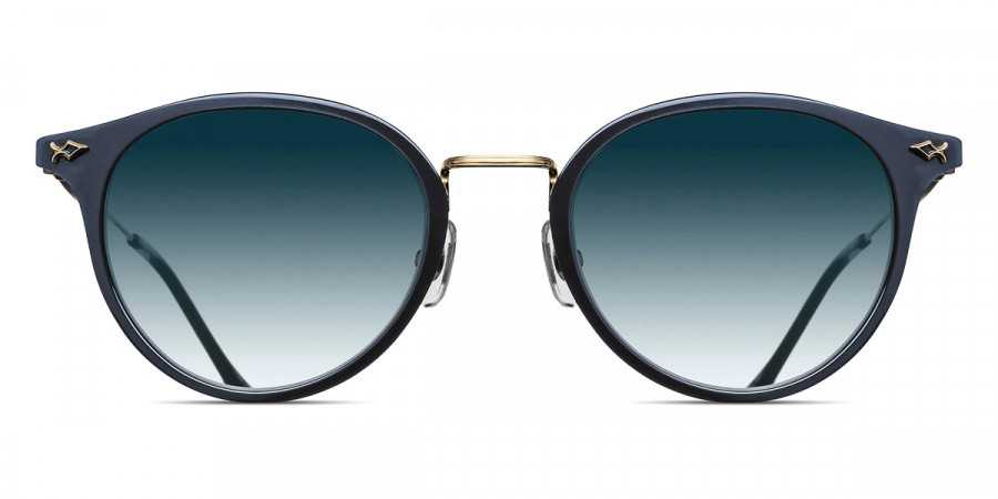 Matsuda™ M3114 Sun BG-NVY 50 - Brushed Gold/Navy